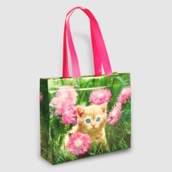 Digitaltrykket woven handlenett med logo