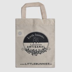 Bomullsnett med logotrykk