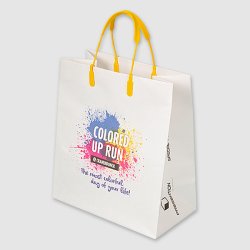 Eksklusiv hndlaget papirposer med lukkeklemmer