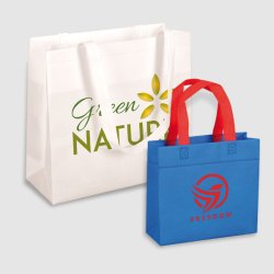 Non woven handlenett med logo