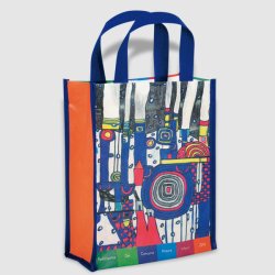 Digitaltrykket handlenett i non woven 