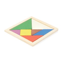 LEIS Tangram puslespill av tre