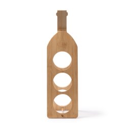  ALSAC Flaskestativet i tre med kapasitet p 3 flaske ALSAC