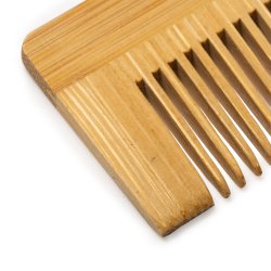 KURLY Kam av naturlig bambus