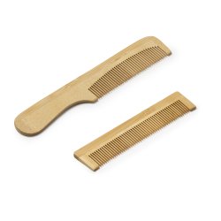 KURLY Kam av naturlig bambus