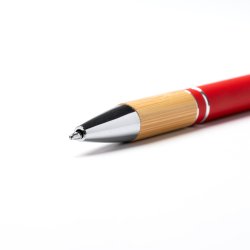 DEKEL  2 i 1  Kulepenn med bambusgrep og berringspeker