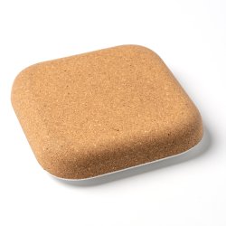 YARBO Trdls lader med trykk, av resirkulert ABS og naturkork.