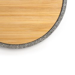 SIBON Trdls lader med logo . Bambus og RPET-stoff