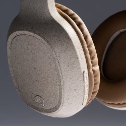 NORBY Trdlse hodetelefoner i hvetefiber.