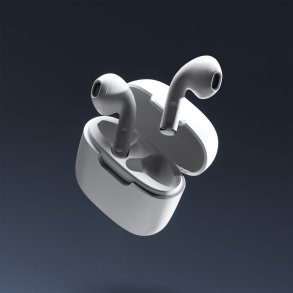 COSTEN Trdlse hodetelefoner med lade etui og handsfree funksjon