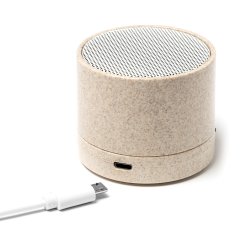 KUMBER Trdls hyttaler laget av hvetefiber.  FM-radio, micro SD-kortspor og handsfree funksjon.