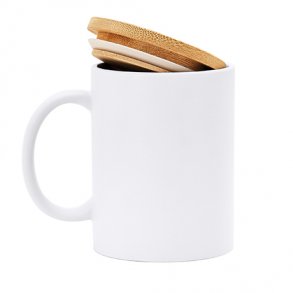 BERRY 370 ml ko-keramiskrus  med bambuslokk.