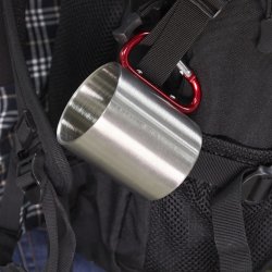 GUAYA Krus i rustfritt stl med dobbel vegg og karabin-hndtak