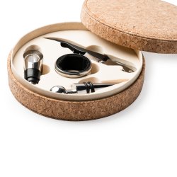 VENET Vinsett med tilbehr i rustfritt stl