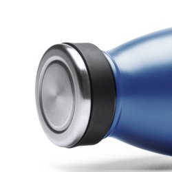 KEMY Termoflaske i rustfritt stl med trykk. Dobbeltvegg. 500 ml kapasitet. 