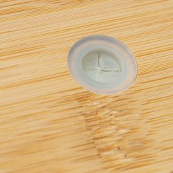 DALBY Borosilikatglass med bambuslokk og sugerr