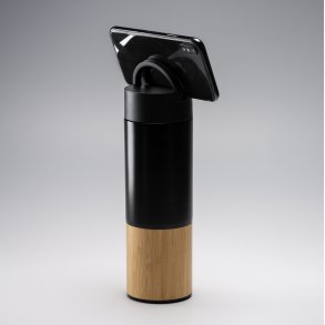 COIBA Termiskflaskemed logo. Rustfritt stl med dobbel vegg. 450ml 