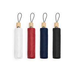 NAURO Windproof Paraply med Automatisk "pning- Lukking"