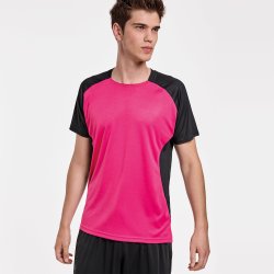 BUGATTI Raglan  teknisk t-skjorte med kontrast M/Jr