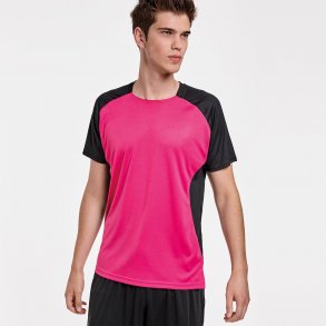 BUGATTI Raglan  teknisk t-skjorte med kontrast M/Jr