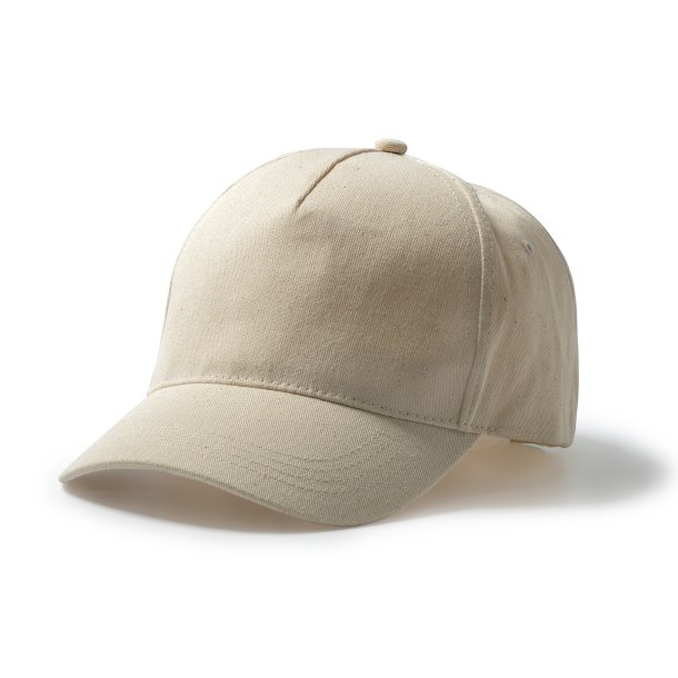 TARVOS 5-panel cap in 100% organic cotton.