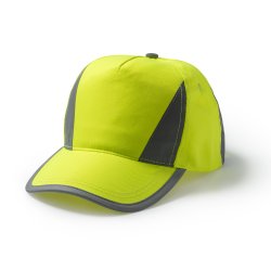 BALDER 5-panels caps i fluoriserendefarger