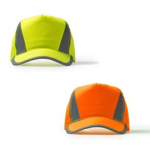 BALDER 5-panels caps i fluoriserendefarger