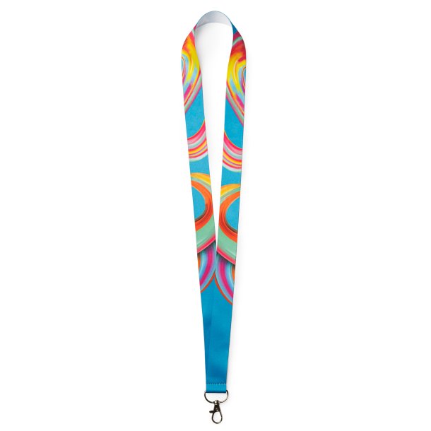 ELVIS Polyester lanyard with carabiner , sublimation