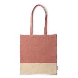 PALMIRA  Bomullsveske av resirkulert bomull med melert design, tilpasset med ditt logo.