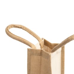 BELONA Bomull Jute brepose til 1 flaske 