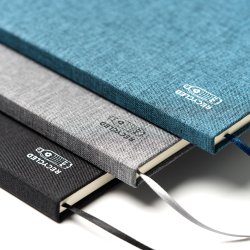 SOYER  A5 notatbok med harde permer i RPET.