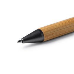 PENTA Metall kulepenn i matt finish med bambusgrep