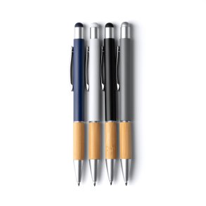 OLTEN Kulepenn i matt finish med bambusgrep og berringspeker