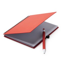 LEYNAX Spiralring notatbok blanke ark og penn av resirkulert papp