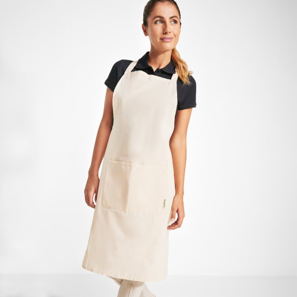 TABER r Apron in 100% Fairtrade cotton with front pocket.Unisex