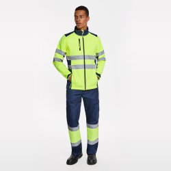 ANTARES Hi Viz Softshelljakke