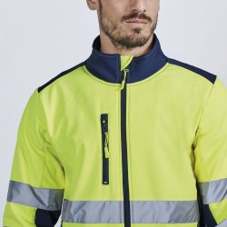 ANTARES Hi Viz Softshelljakke
