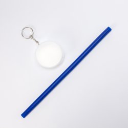 FINGER Gjenbrukbart silikonsugerrr i praktisk PP-etui med nkkelring