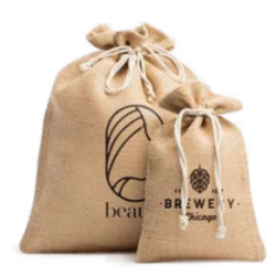 FLAY Naturlig Jutesekk  25x32 cm 